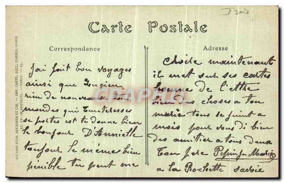 Allevard-les-Bains (Isère) — Vue générale prise des Châtaigniers — Jhot — Achterkant