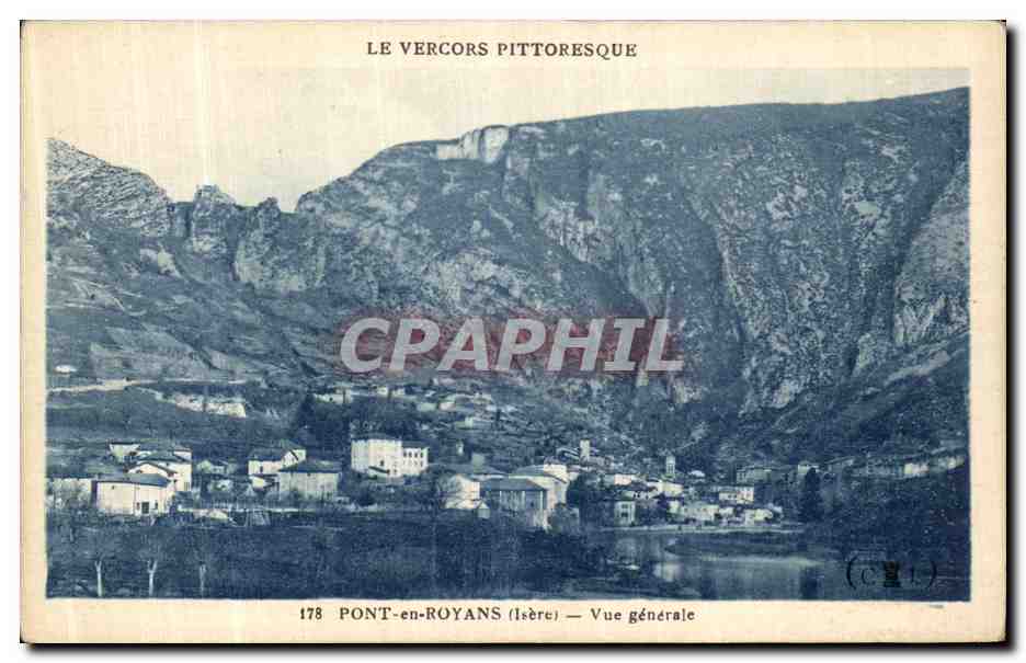Pont-en-Royans (Isère) — Vue générale — Le Vercors pittoresque