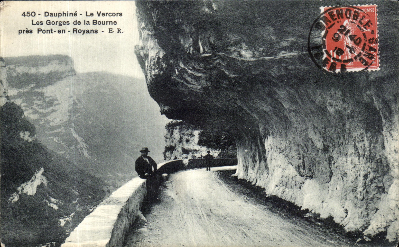 Les Gorges de la Bourne - Le Vercors — Dauphiné — Éditeur E.R. n°450