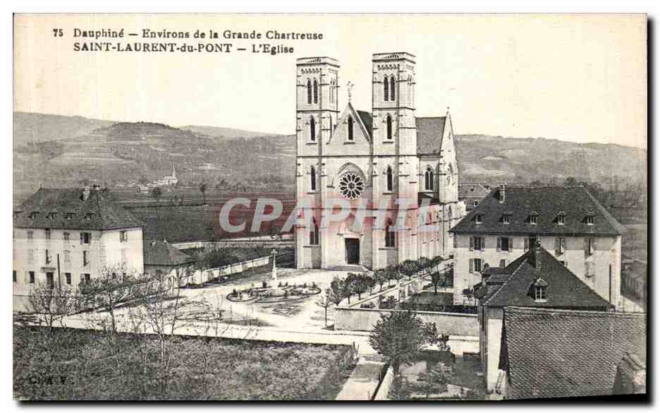 Saint-Laurent-du-Pont — L'Église — Environ de la Grande Chartreuse