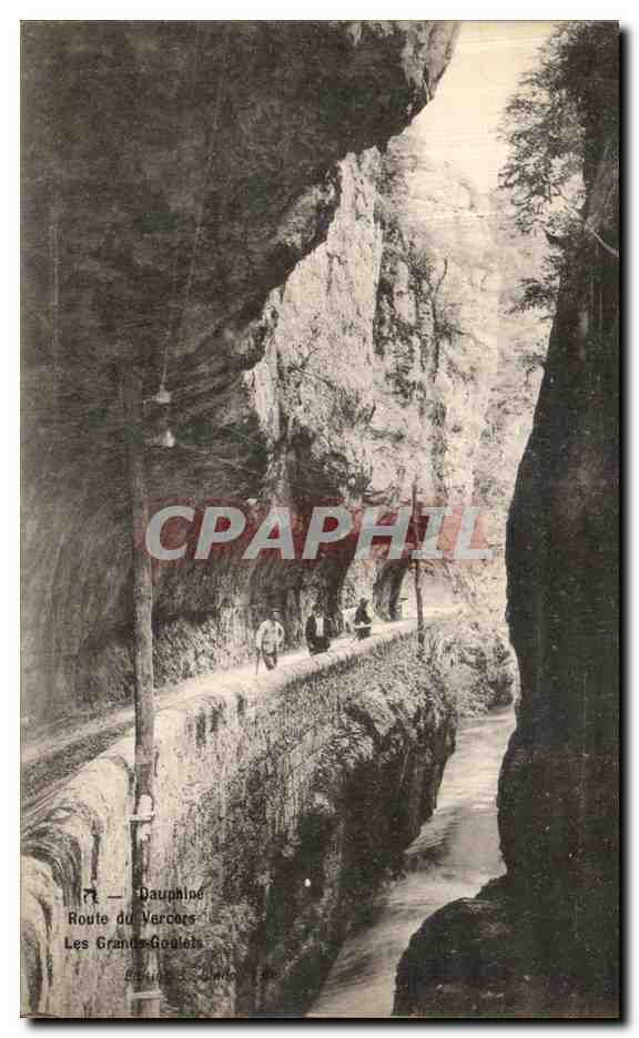 Les Grandes Goulets — Route du Vercors — Dauphiné — Éditeur : B. Duvolo, n°71