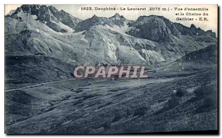 Dauphiné - Le Lautaret (2075 m.) - Überblick und die Galibier-Kette - E.R.