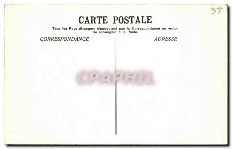 CPA Le Dauphine Le Lautaret Les Hotels — Back