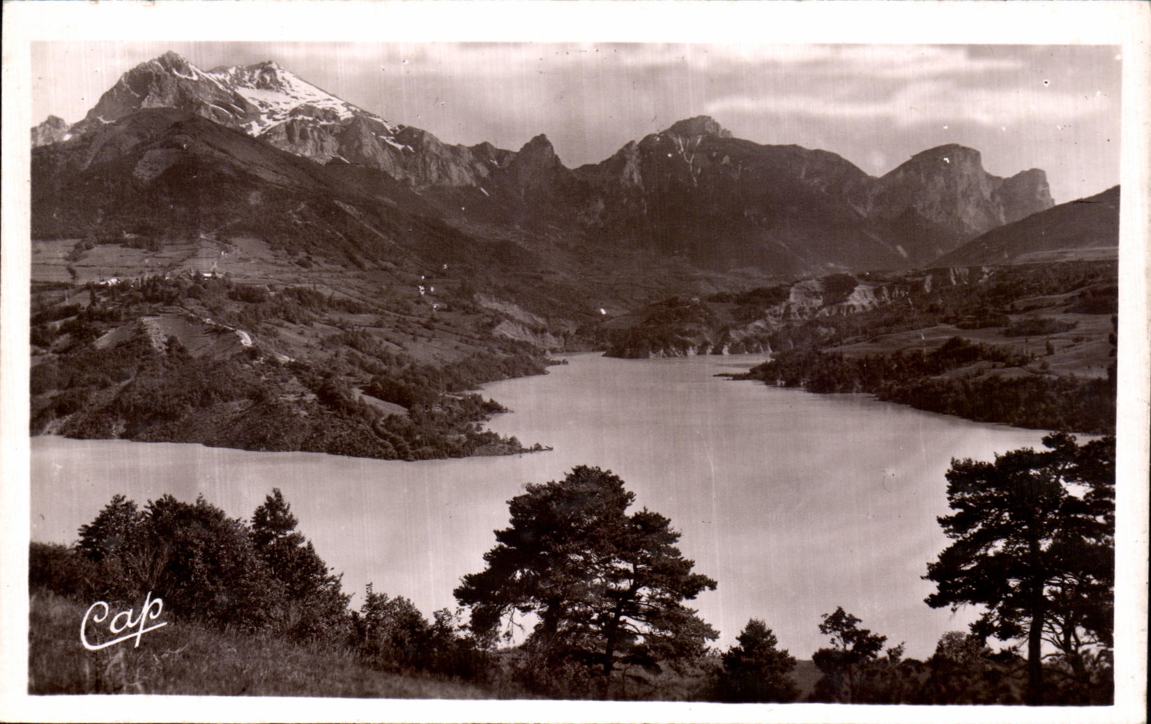 Lac du Sautet — Confluent du Drâo et de la Souloise — Éditeur Alzim (Corps, Isère)