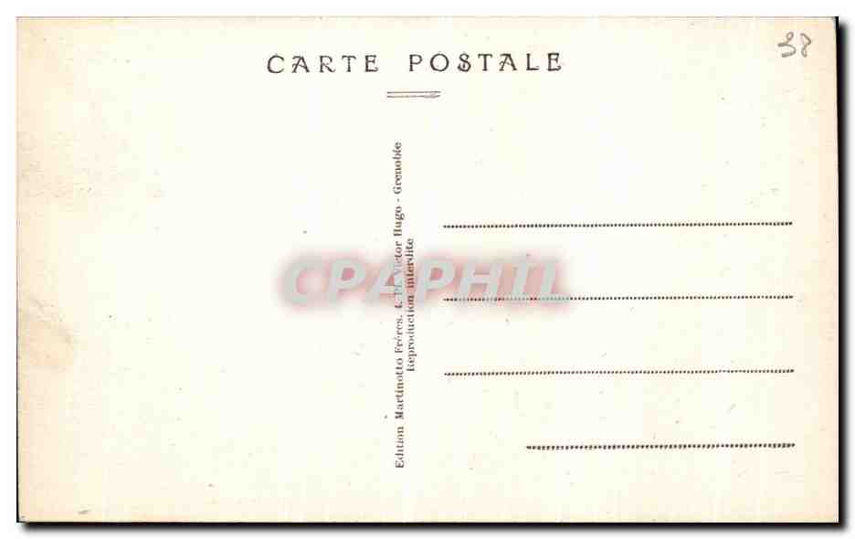 Environs de GRENOBLE - Le Château - Au fond, Belledonne — Reverso
