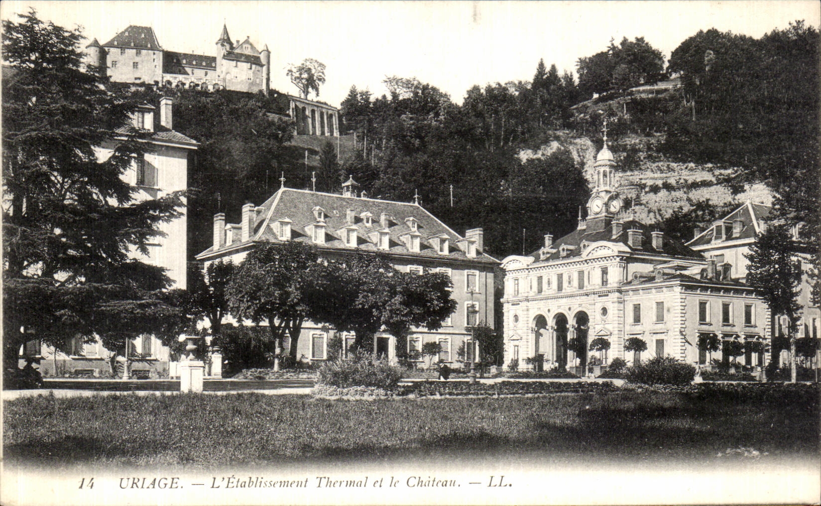Uriage — L'Établissement Thermal et le Château — LL.