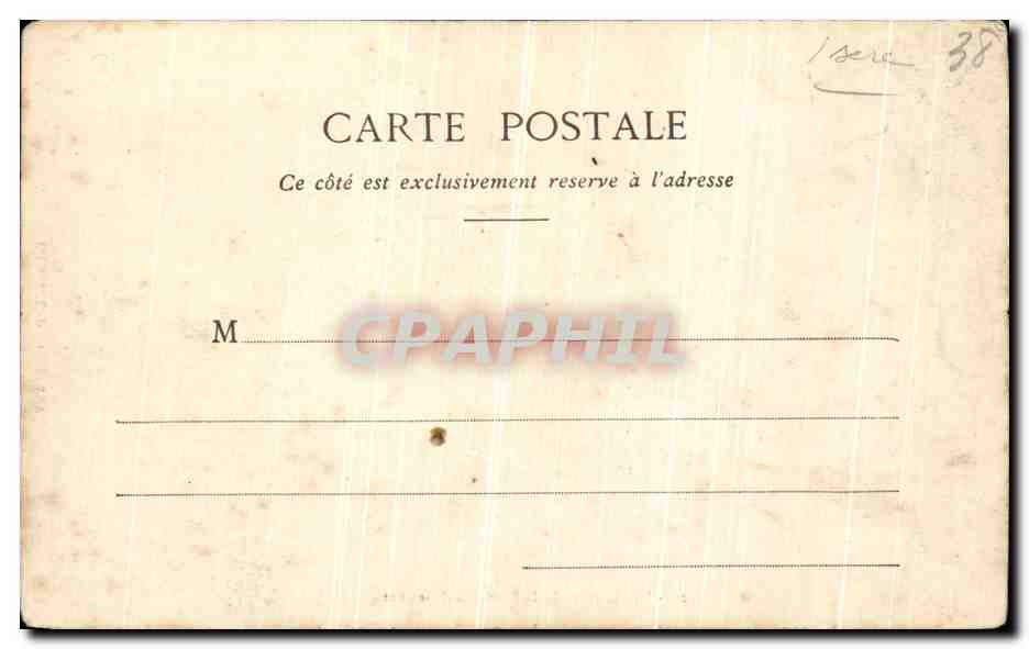 CPA Uriage Les Bains L Etablissement — Rückseite