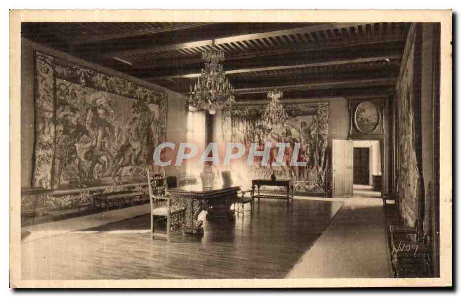 CPA Chateau de Vizille Grand salon Tapisseries des Gobelins