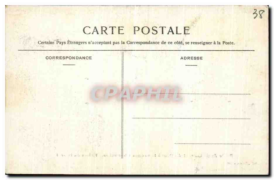 Route de St-Laurent-du-Pont à la Grande Chartreuse — Entrée du Désert — J. G., Edit., Voiron - 345 — Verso