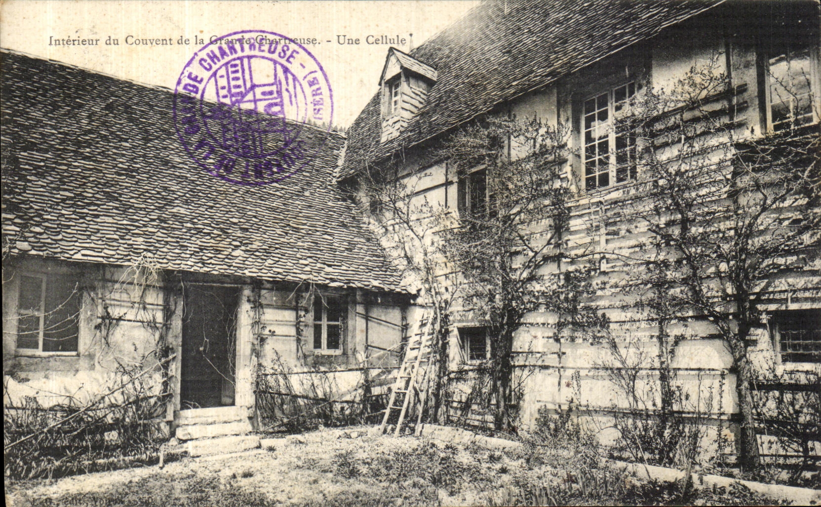 Intérieur du Couvent de la Grande-Chaîneuse — Une Cellule — Éditeur : La Grande-Chaîneuse