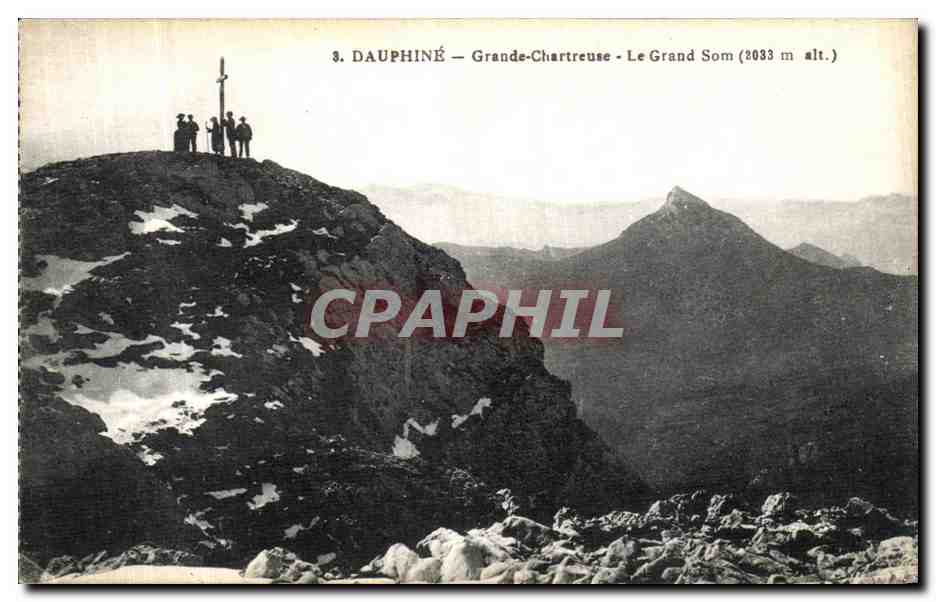CPA Dauphine Grande Chartreuse Le Grand Som