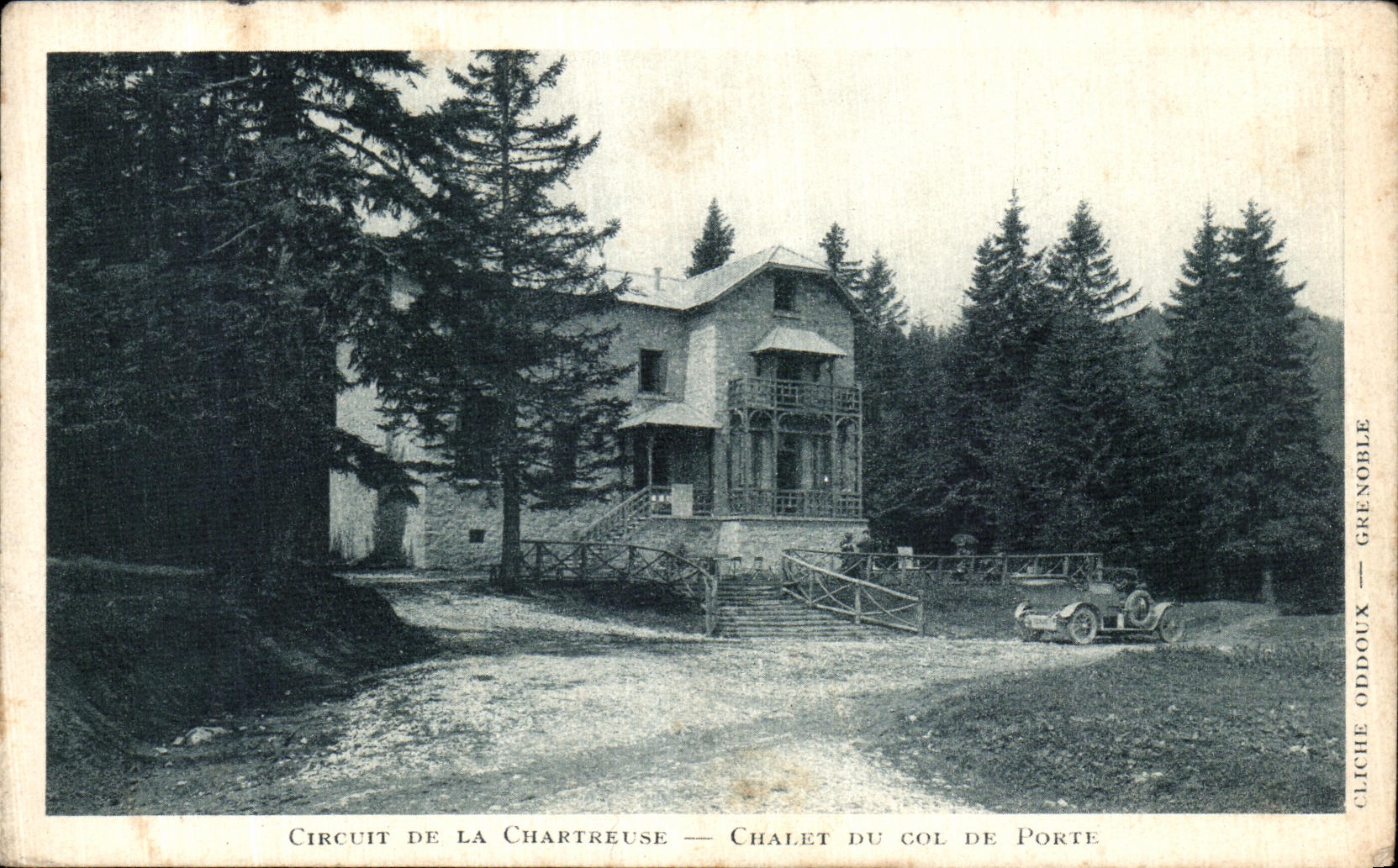 Chalet du col de Porte — Circuit de la Chartreuse — Cliché Oddoux Grenoble