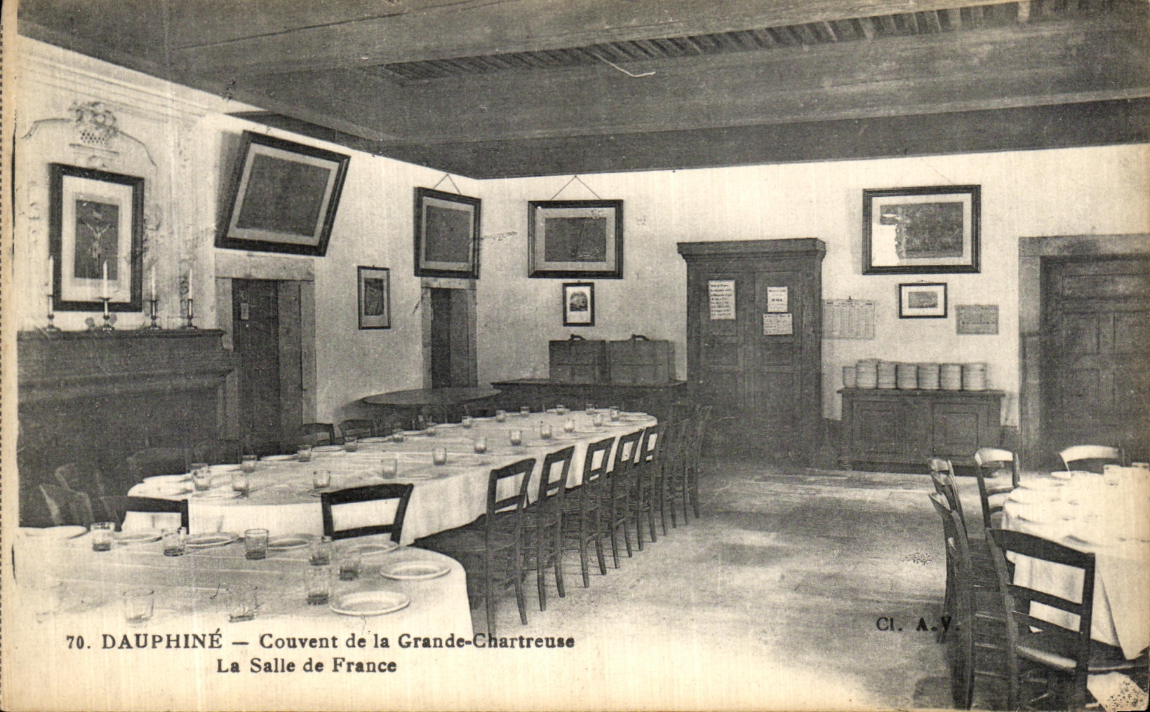 Dauphiné — Couvent de la Grande-Chartreuse — La Salle de France — CI. A.V. n°70