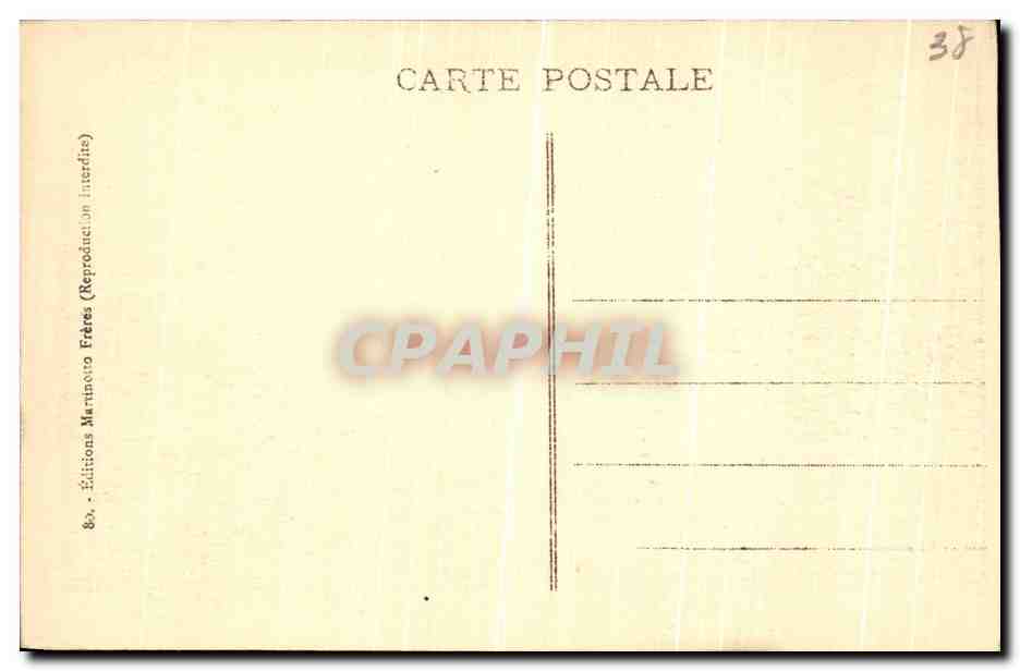 CPA Grenoble Vue Generale L Isere et le Moucherotte — Verso