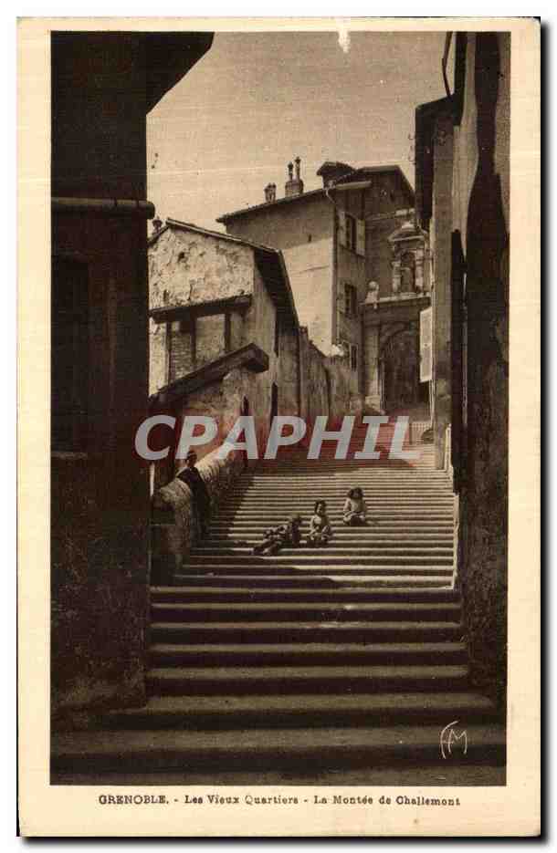 CPA Grenoble Les Vieux Quartiers La Montee de Chellemont