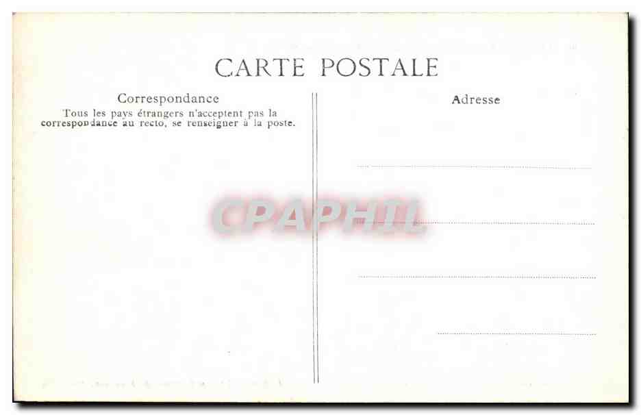 Grenoble — Le Palais de Justice et la Statue de Bayard — Éditeur Générale de Journaux, Grenoble — Verso