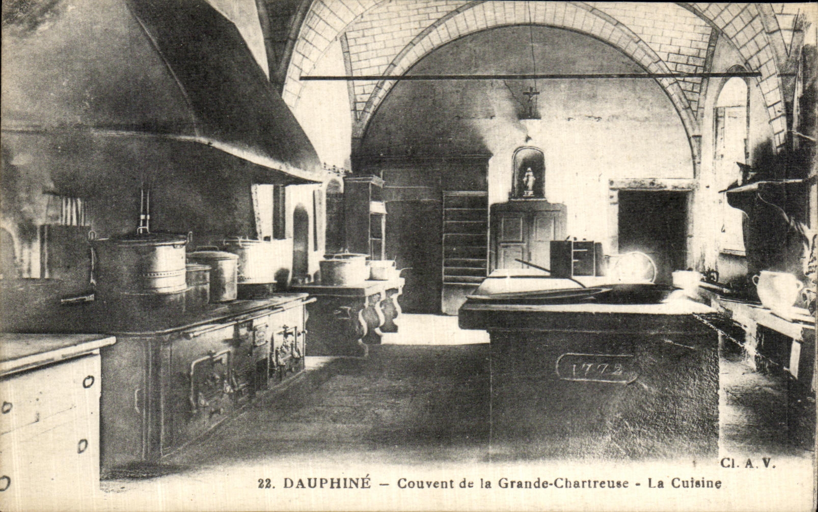 CPA Chartreuse Dauphine Couvent de la Grande La Cuisine