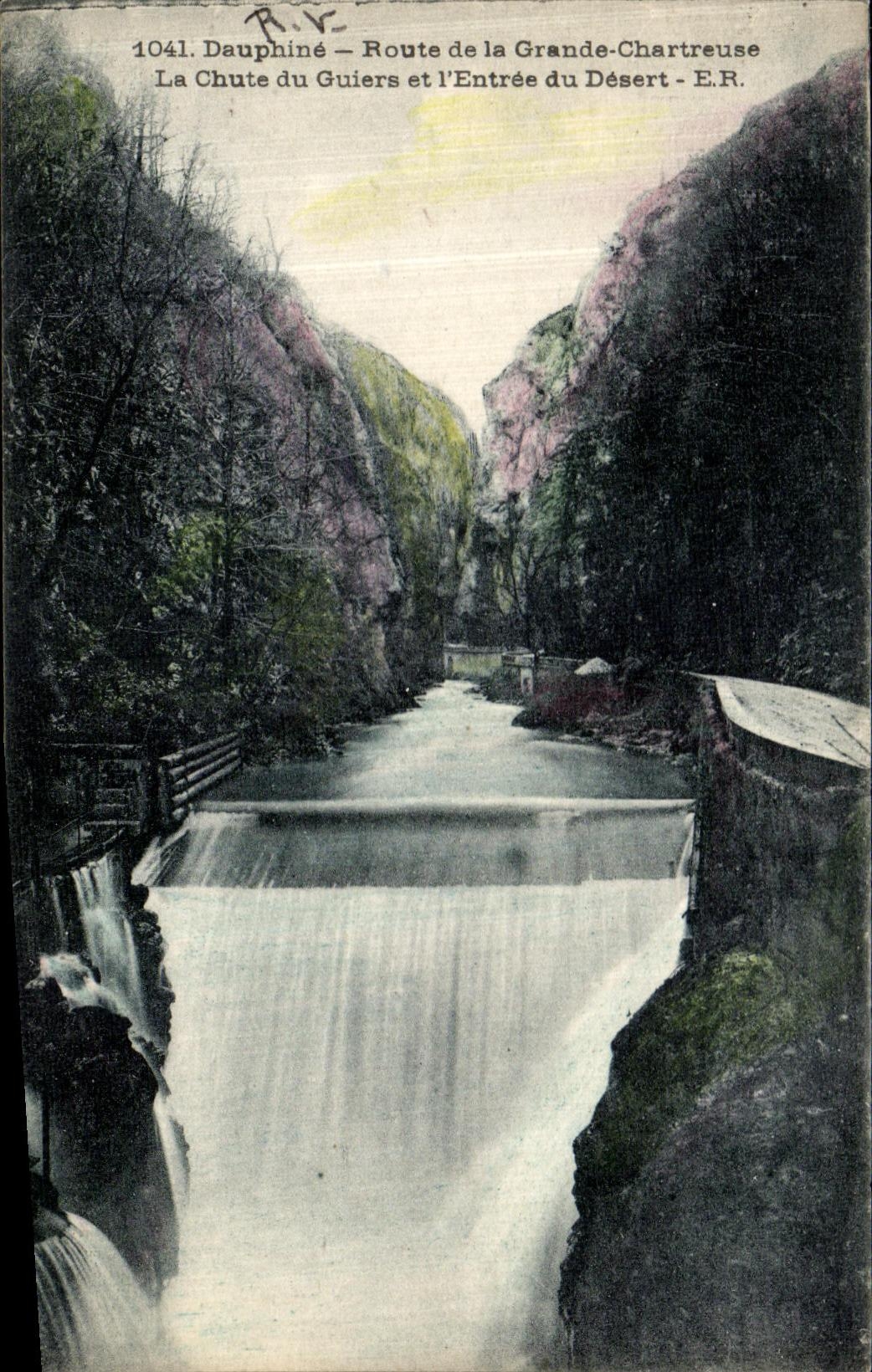 Dauphiné — Route de la Grande-Chartreuse — La Chute du Guiers et l'Entrée du Désert — E.R.