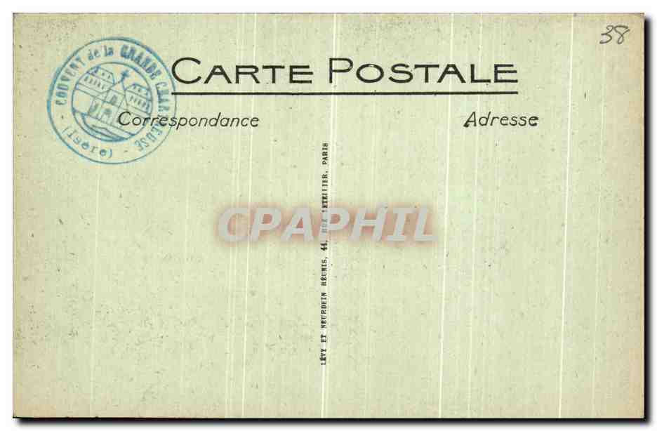 Saint-Pierre-de-Chartreuse — Ruta del Desierto. Un Túnel — LL. — Reverso
