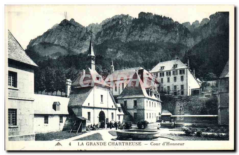 La Grande Chartreuse — Cour d'Honneur — Graphique