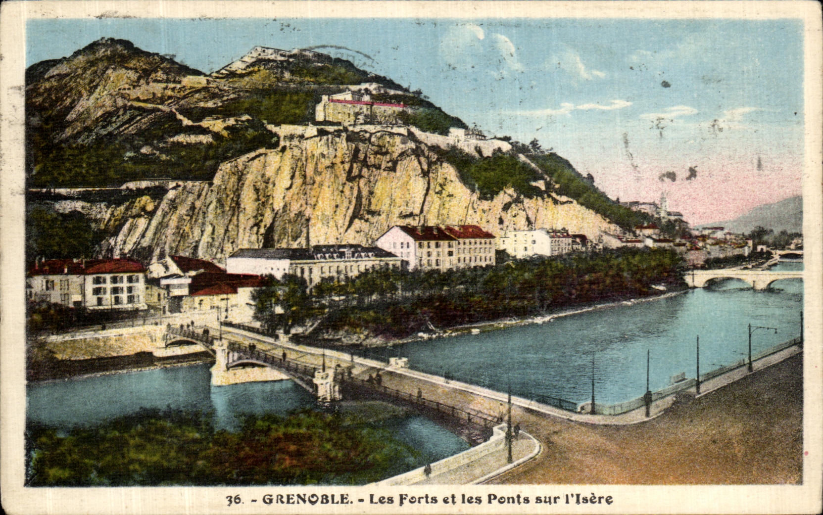 Grenoble — Les Forts et les Ponts sur l'Isère — Édition Mr Boncier, n°36