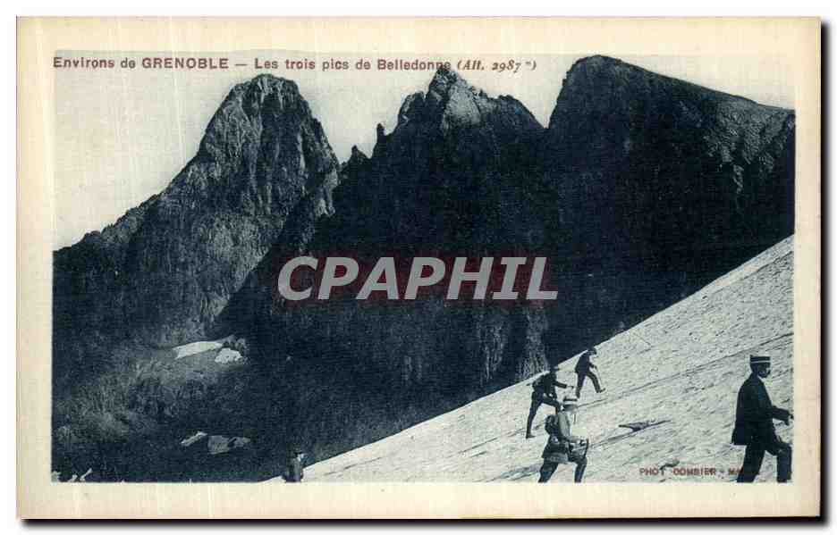 CPA Grenoble Les trois pics de Belledonne