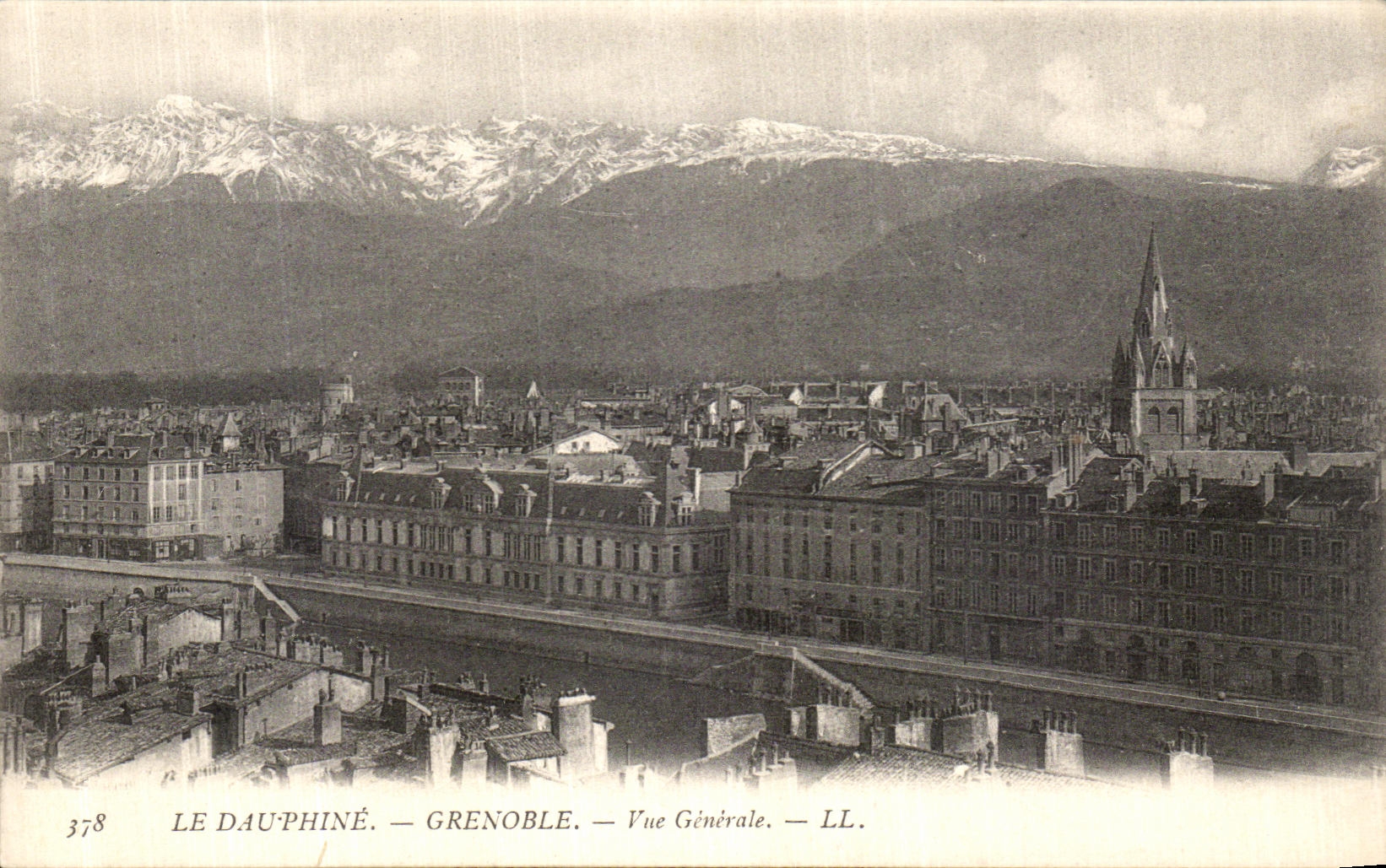 Le Dauphiné — Grenoble — Vue Générale — LL.