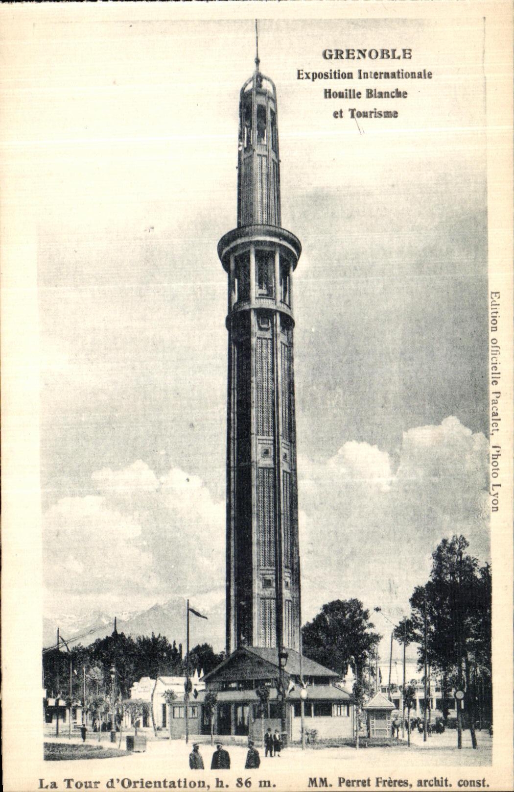 CPA Grenoble Exposition Internationale Houille Blanche et Tourisme La tour d orientation