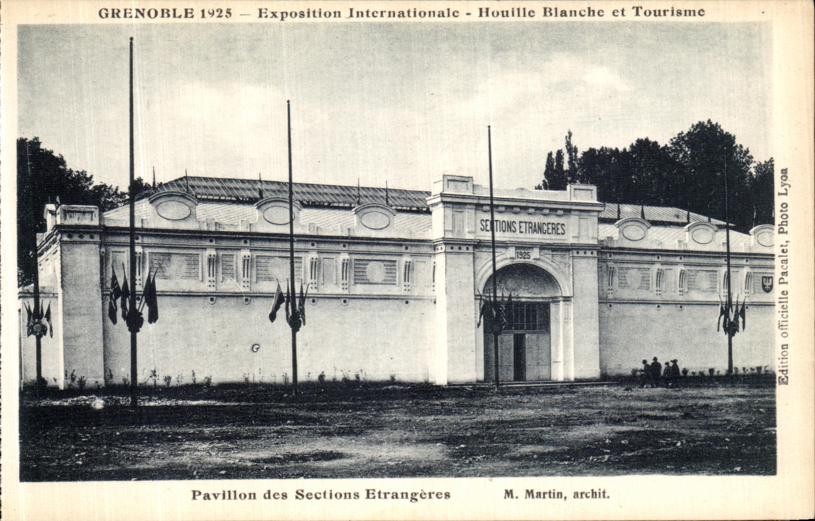CPA Grenoble Exposition Internationale Houille Blanche et Tourisme Pavillon des Sections Etrangeres