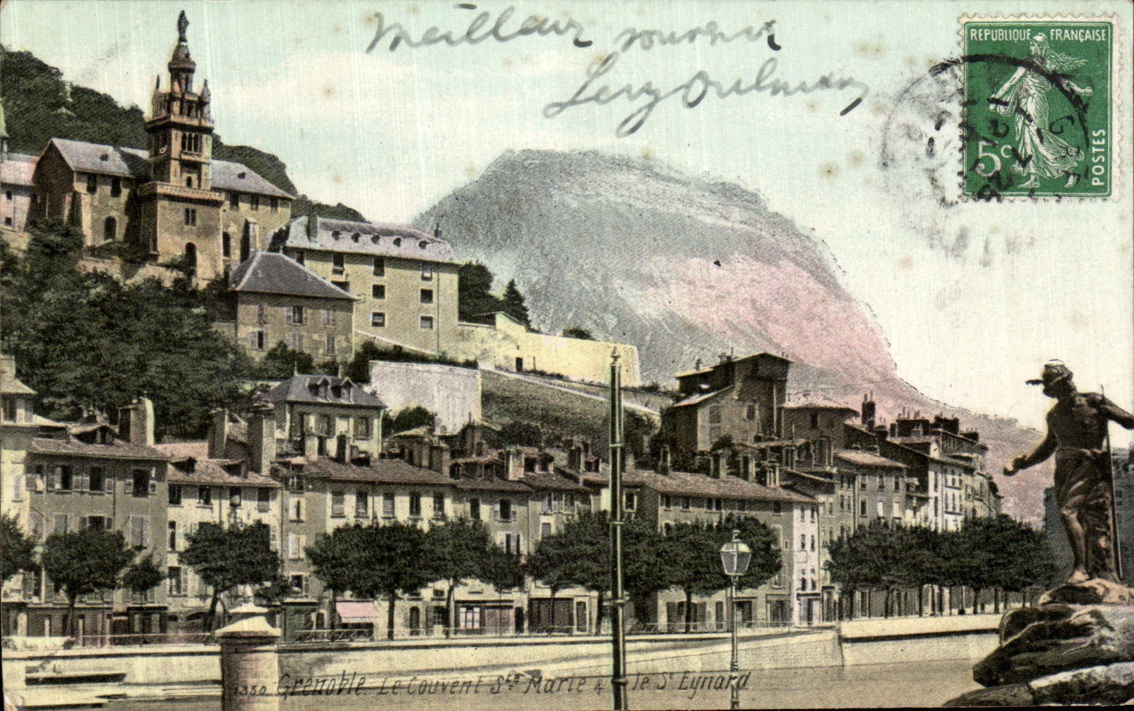 CPA Grenoble Le Couvent Ste Marie et le St Eynard Mercure