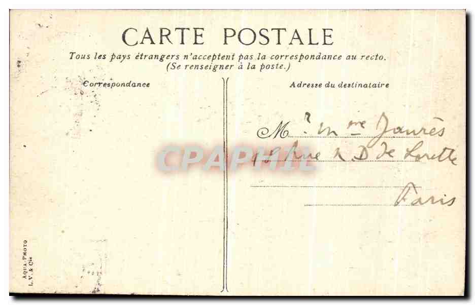 CPA Grenoble Le Couvent Ste Marie et le St Eynard Mercure — Verso
