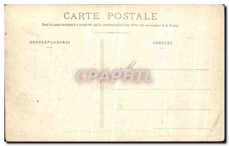 CPA Grenoble Le Palais de Justice et Statue Bayard — Verso