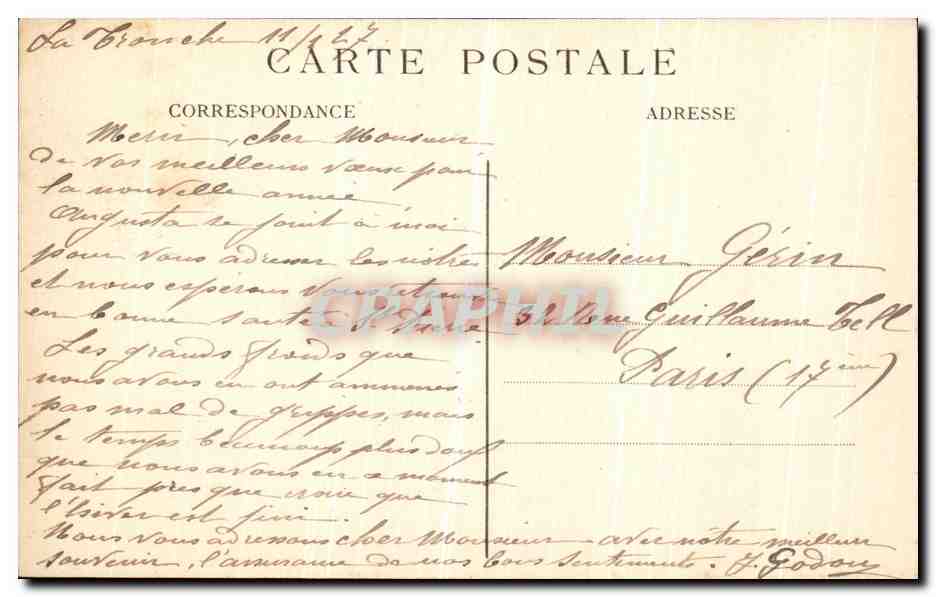 Grenoble — Le Château de Bouquéron et la Chaîne des Alpes — E.R. — Rückseite