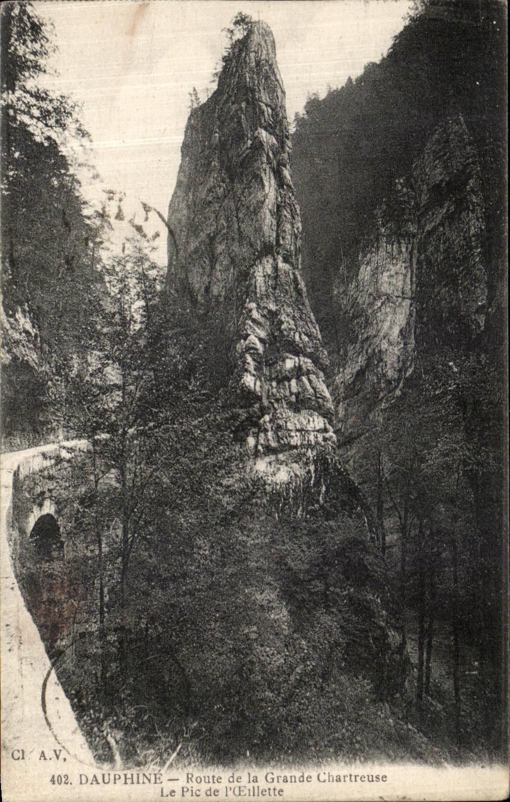 Dauphiné — Route de la Grande Chartreuse — Le Pic de l’Œillette — CI A.V. n°402