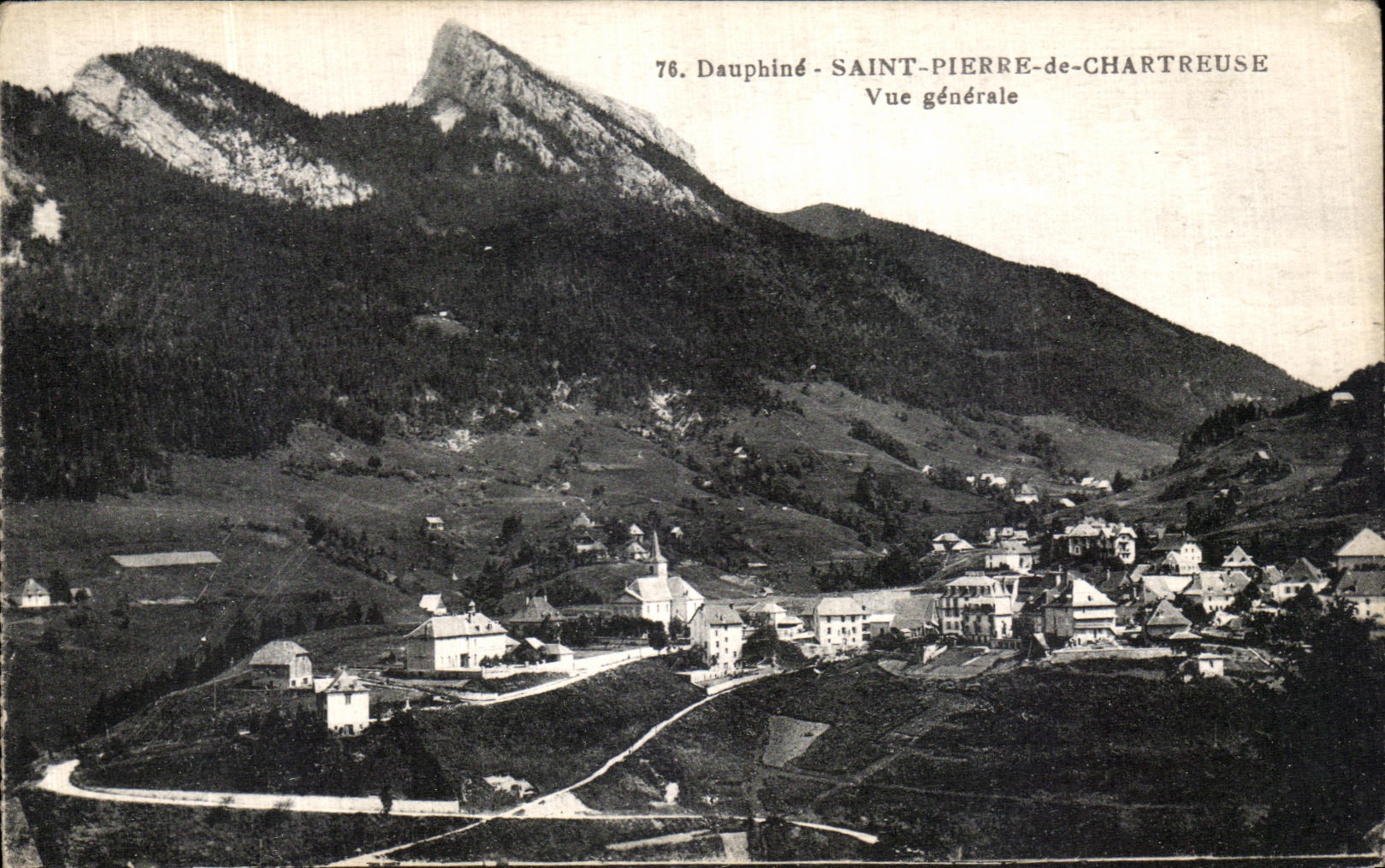 Saint-Pierre-de-Chartreuse — Vue générale — Dauphiné, n°76
