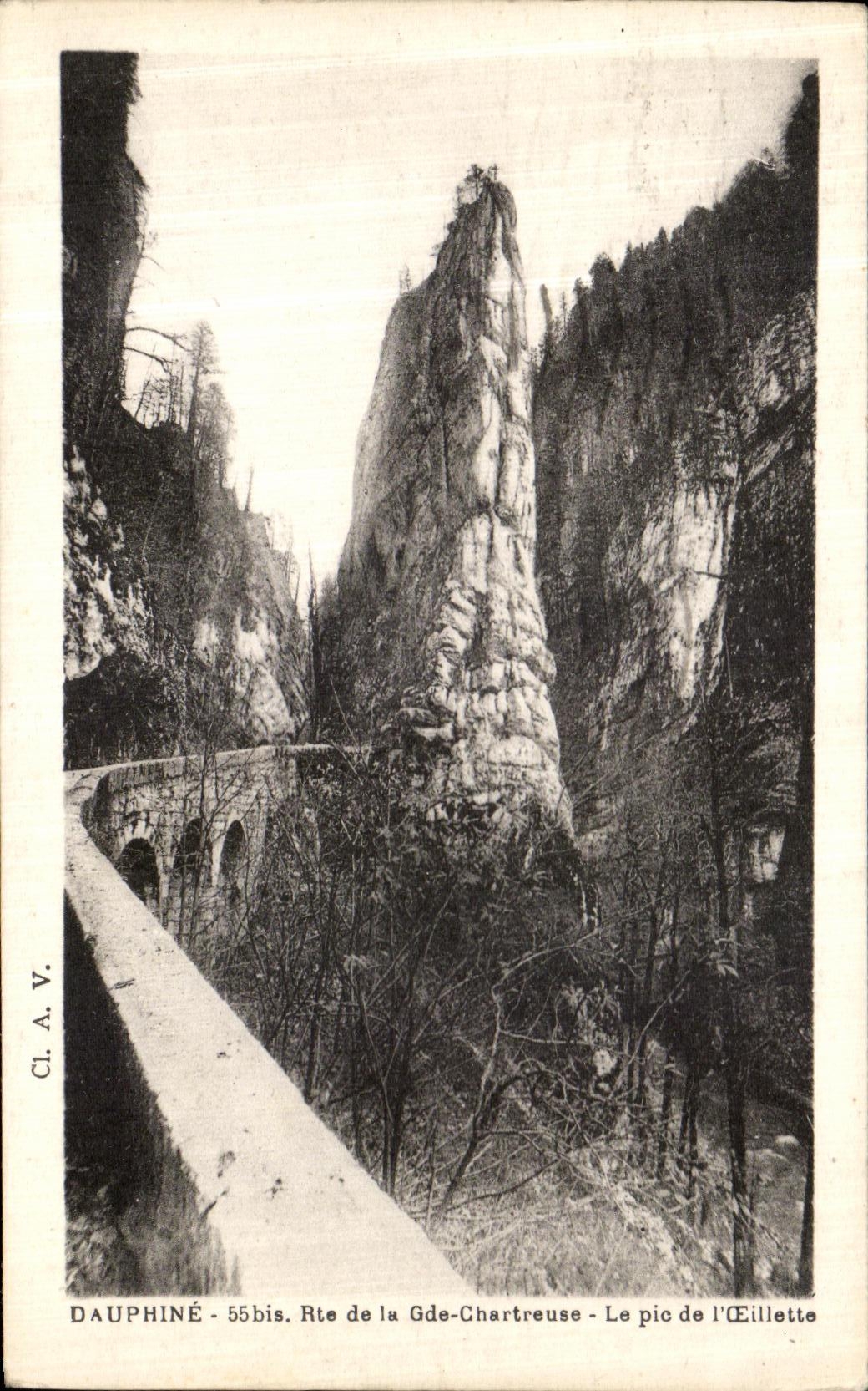 Dauphiné - 55bis, Rte de la Gde-Chartreuse - Il picco dell'Éillette — CL.A.V.
