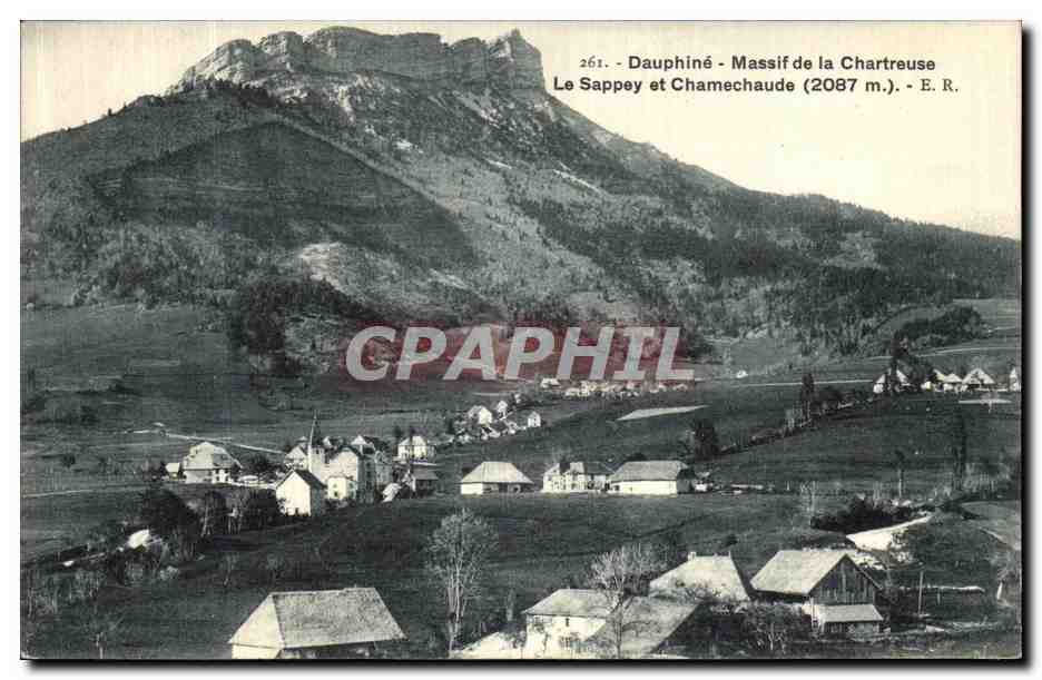 Le Sappey et Chamechaude — Massif de la Chartreuse (2087 m.) — E. R.
