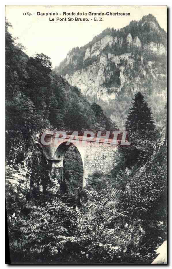 Dauphiné - Ruta de la Grande-Chartreuse - El Puente San Bruno - E.R.