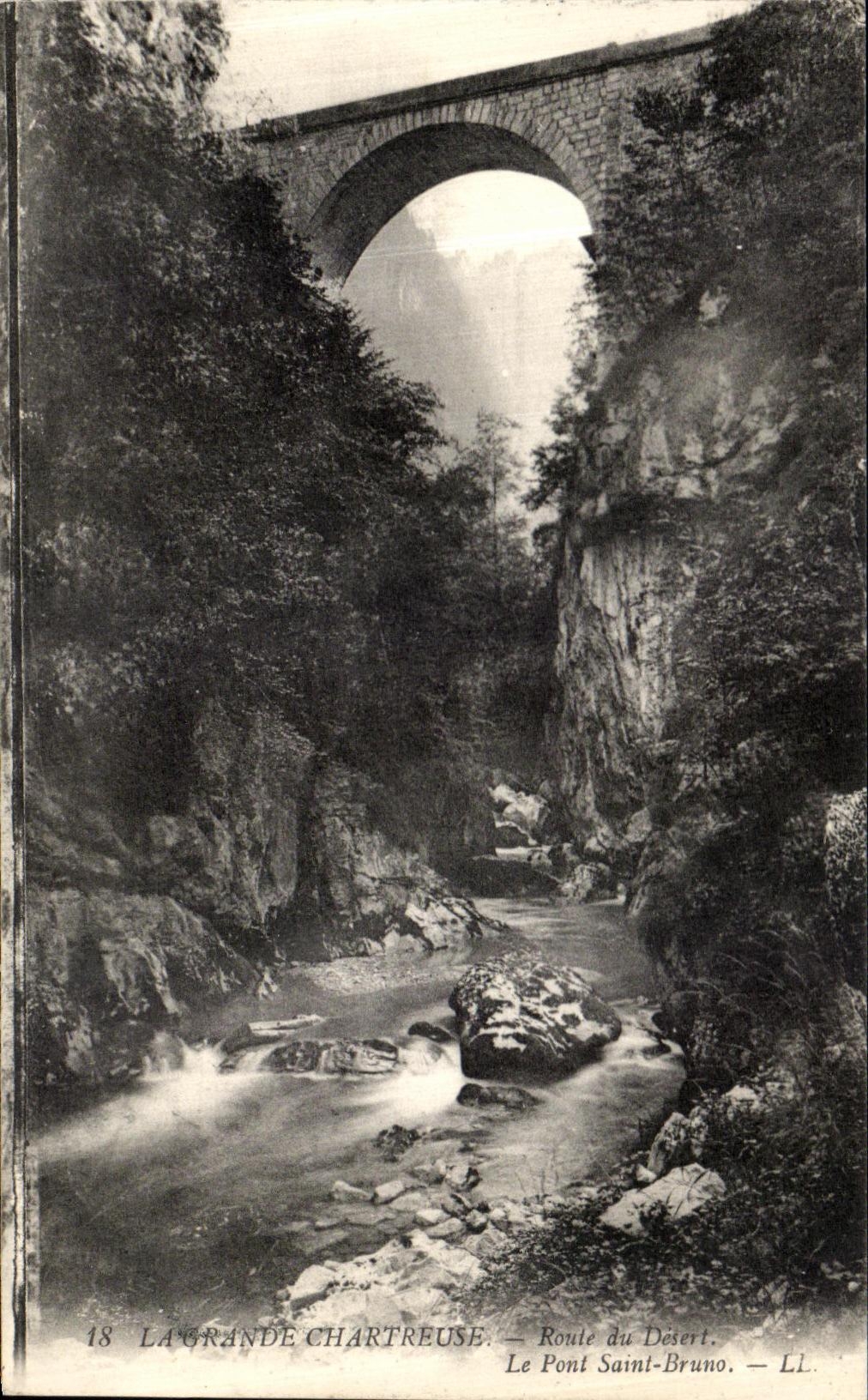 Le Pont Saint-Bruno — Route du Désert — La Grande Chartreuse — LL