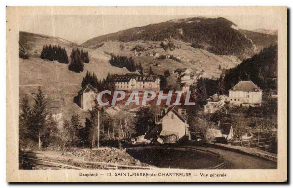 CPA Dauphine Saint Pierre de Chartreuse Vue Generale