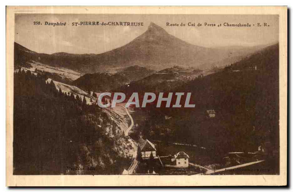 Saint-Pierre-de-Chartreuse — Route du Col de Porte et Chamechaude — E.R. — n°258