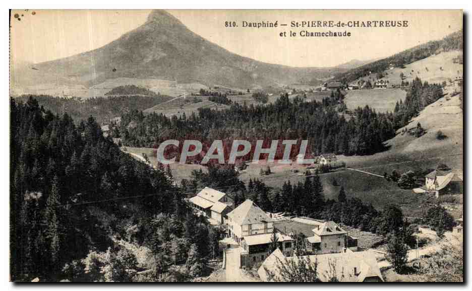 CPA Dauphine Saint Pierre de Chartreuse et le Chamechaude