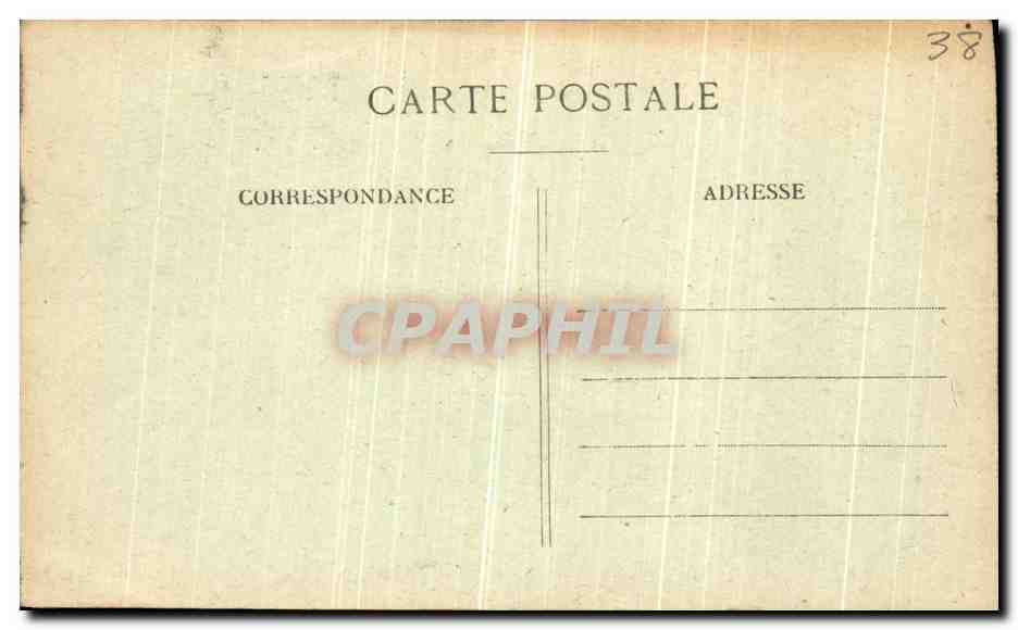 CPA Dauphine Saint Pierre de Chartreuse et le Chamechaude — Rückseite