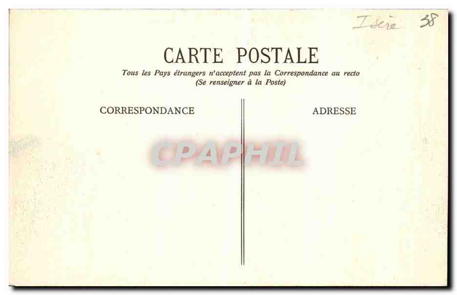 CPA Dauphine Saint Pierre de Chartreuse Vue Generale et le Gd Som — Rückseite