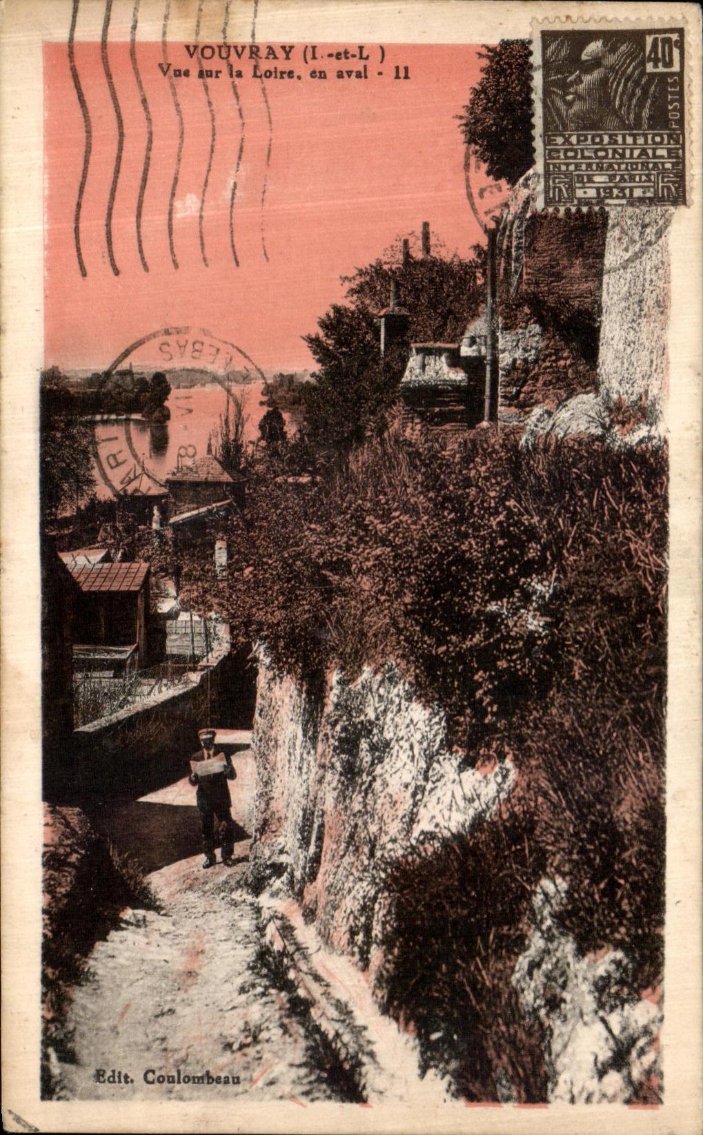 CPA Vouvray Vue sur la Loire en aval