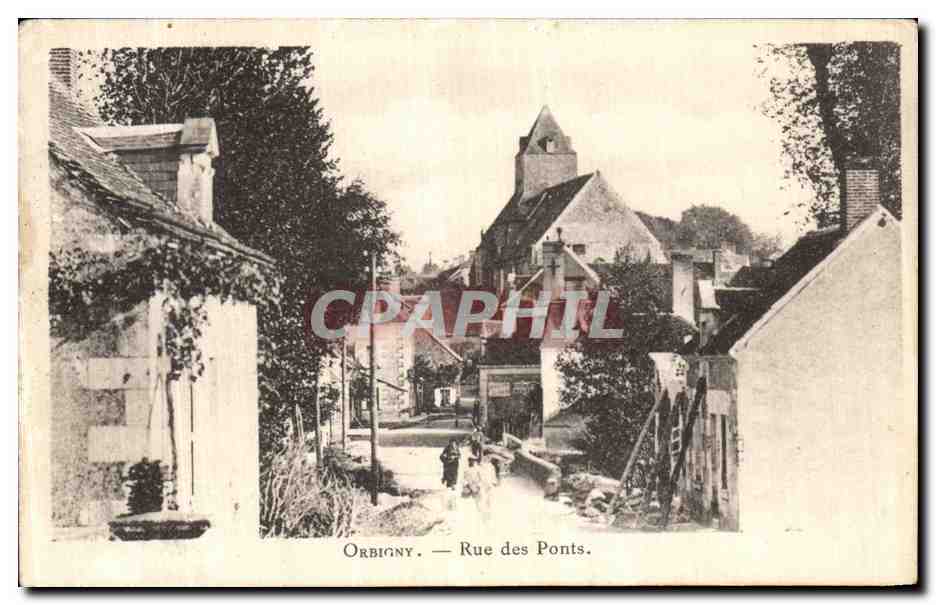 CPA Orbigny Rue des Ponts