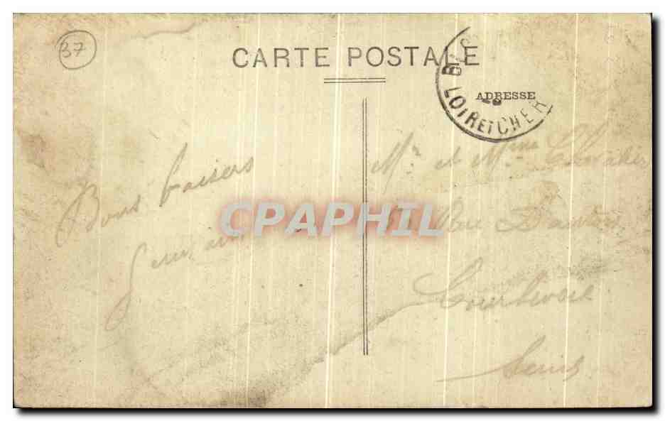 CPA Lussault Vue Generale — Rückseite