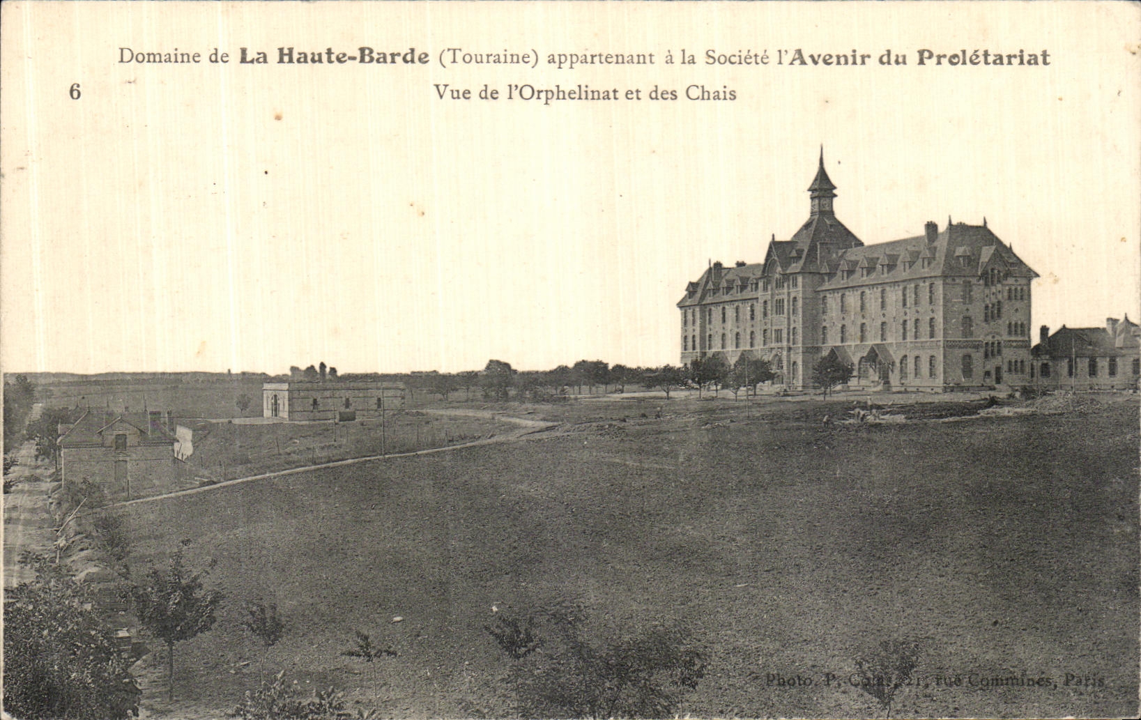 CPA Domaine de La Haute Barde appartement a la Societe l Avenir du Proletariat Vue de L Orphelinat des Chais 