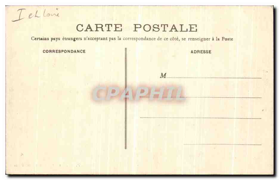CPA Domaine de La Haute Barde appartement a la Societe l Avenir du Proletariat Vue de L Orphelinat des Chais  — Rückseite