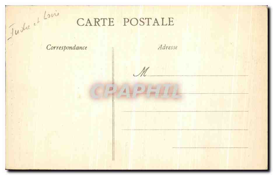 CPA Champigny Sur Veude Interieur de la Chapelle  — Rückseite